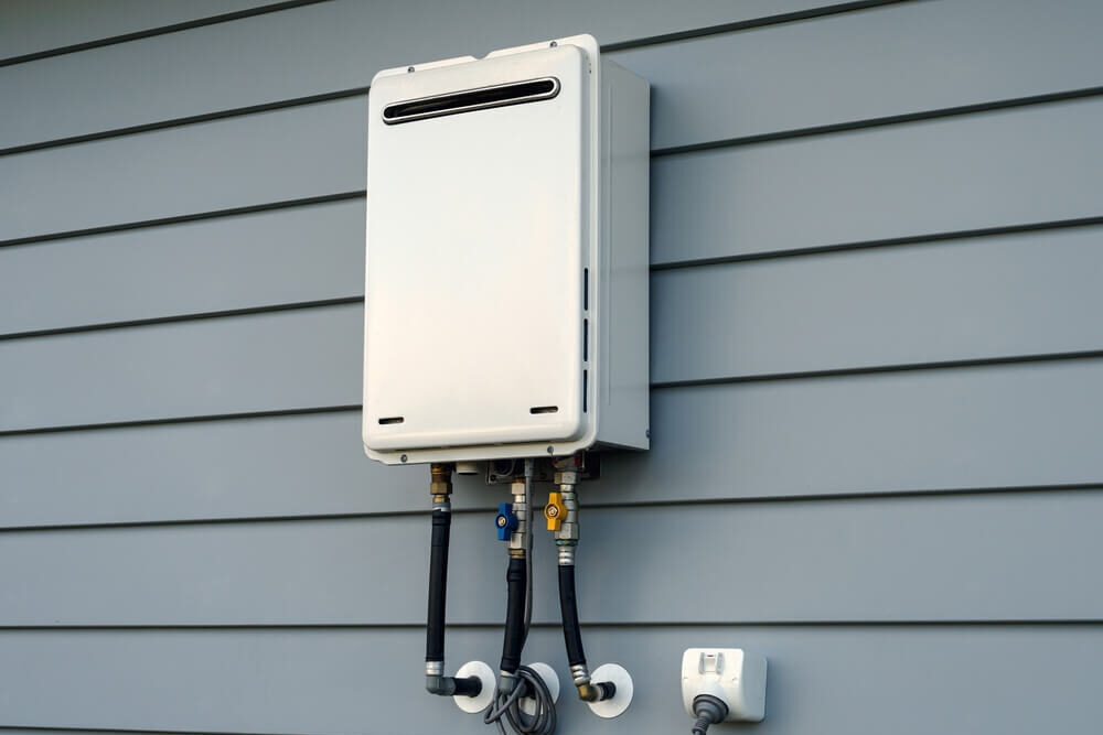 Outside Tankless Water Heater Installation
